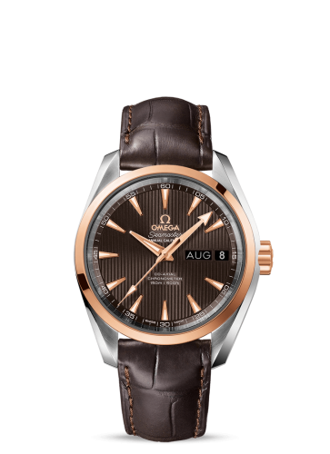 Omega Seamaster Aqua Terra 150M Co-Axial 38.5 Annual Calendar Stainless Steel / Red Gold / Grey